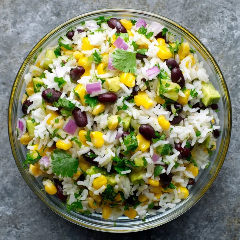 Black Bean Corn Avocado Salad Recipe