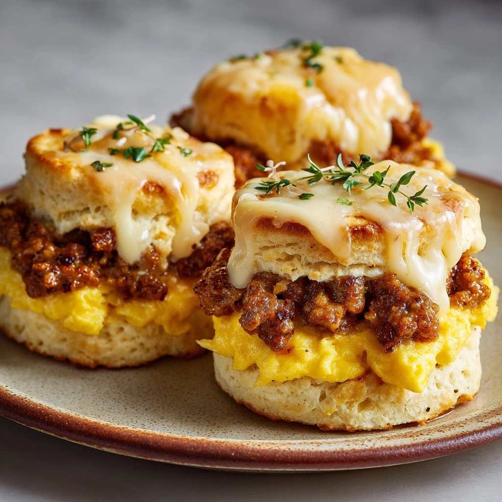 Breakfast Rolls with Sausage, Egg, and Cheese Recipe - Recipe Image