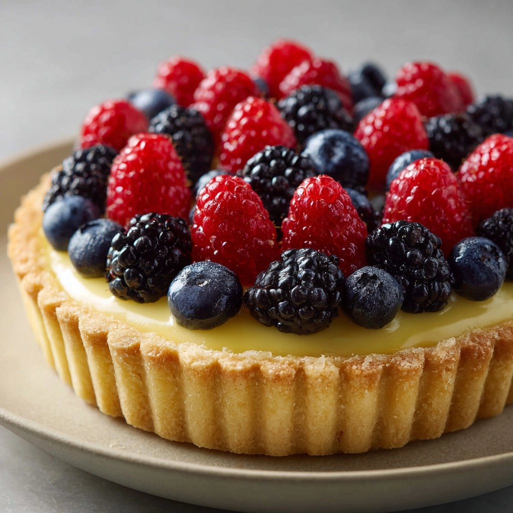 Lemon Berry Tart Recipe - Recipe Image