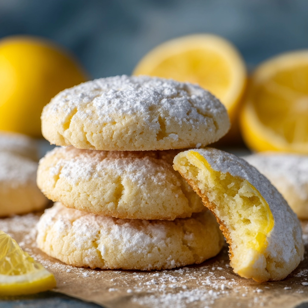 Christmas Soft Lemon Cookies Recipe - Recipe Image