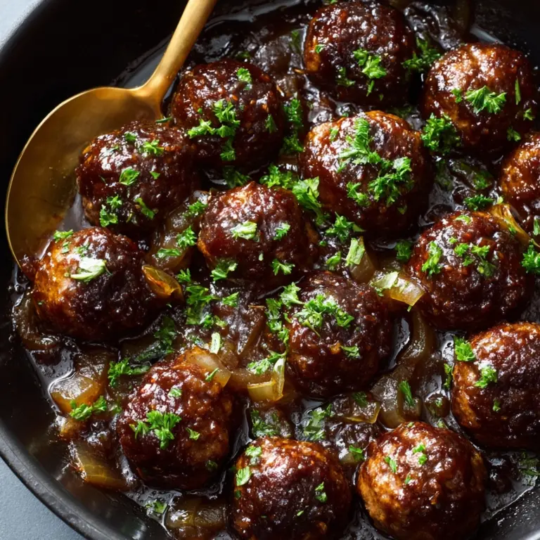 Salisbury Steak Meatballs Recipe