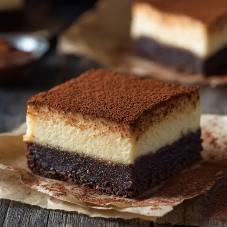 Tiramisu Brownies Recipe