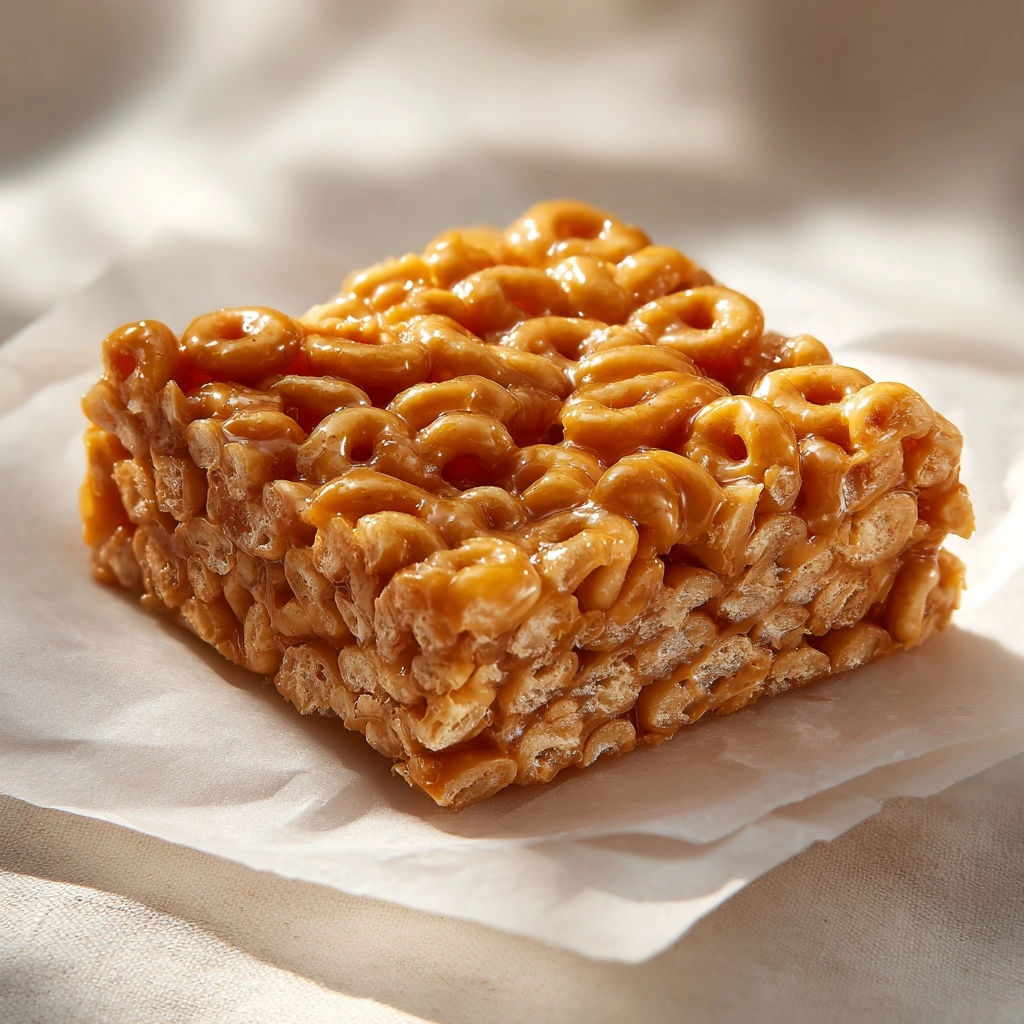 Peanut Butter Cheerio Bars Recipe - Recipe Image