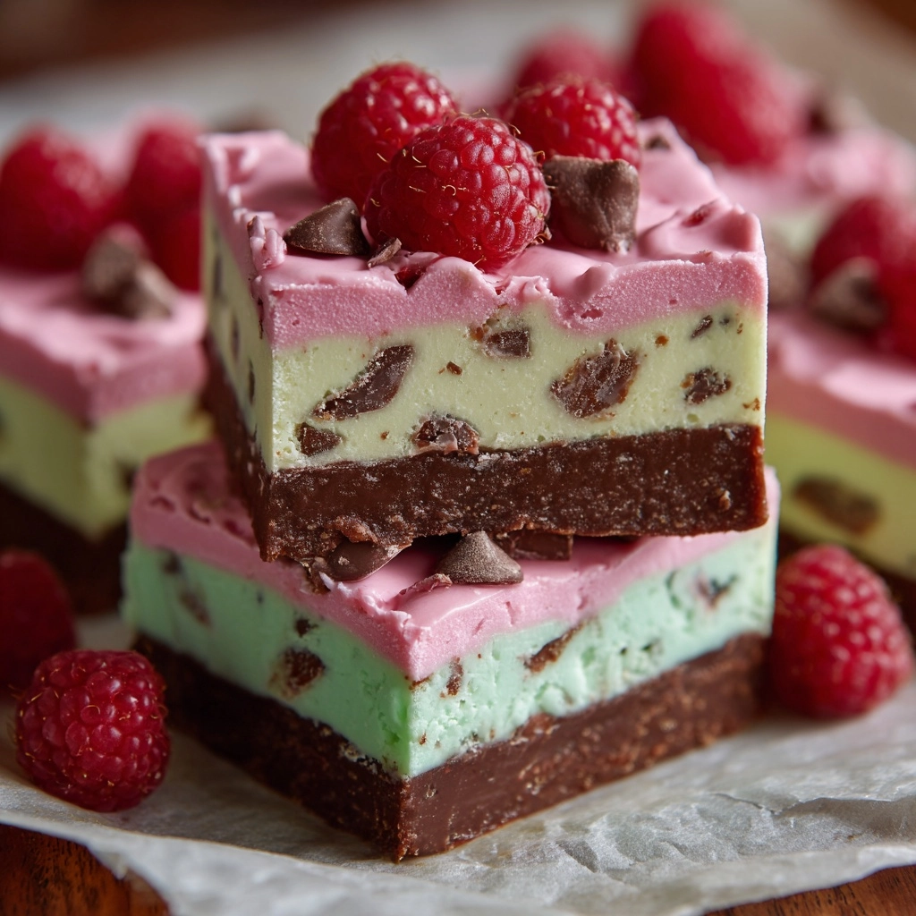 Spumoni Bars Recipe - Recipe Image