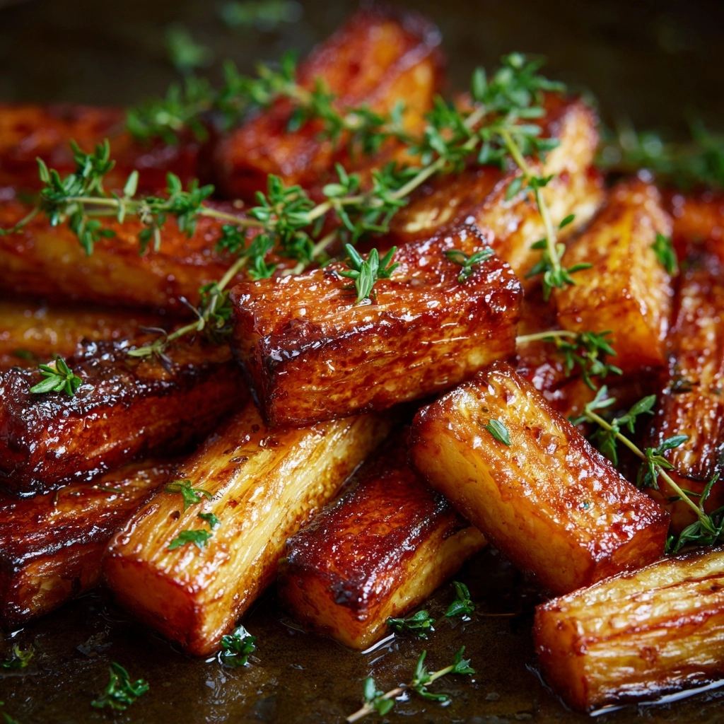 Honey Roasted Parsnips: A Sweet and Savory Delight Recipe - Recipe Image
