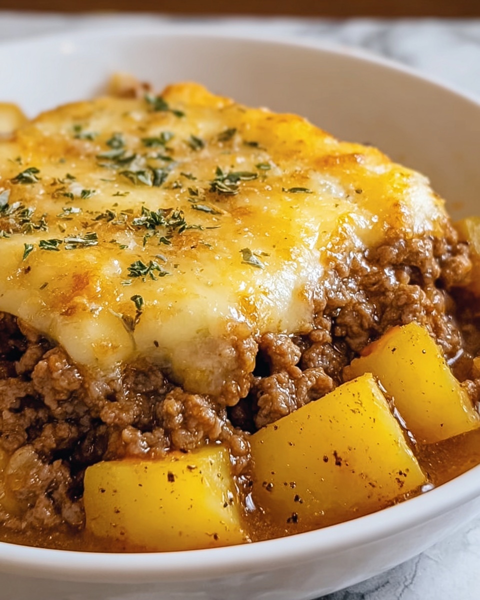 Crockpot Hamburger Potato Casserole Recipe - Recipe Image
