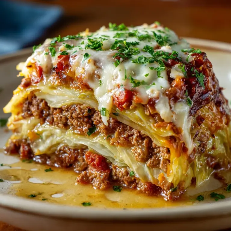 Easy & Hearty Cabbage and Ground Beef Skillet Recipe