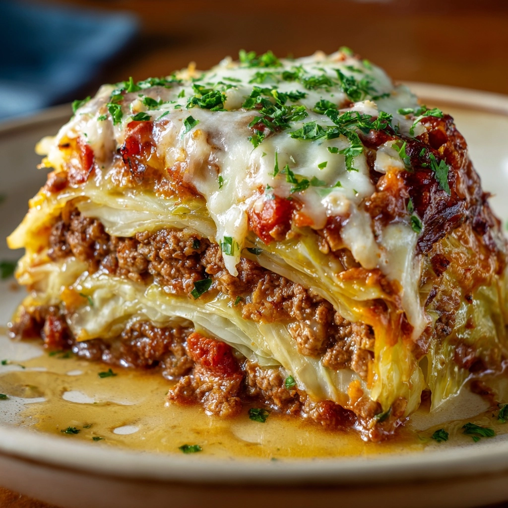 Easy & Hearty Cabbage and Ground Beef Skillet Recipe - Recipe Image
