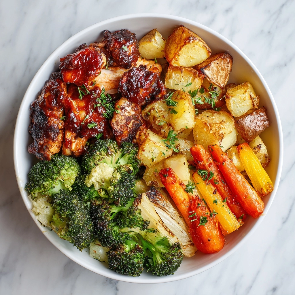 Skinny Chicken and Roasted Potato Bowl Recipe - Recipe Image