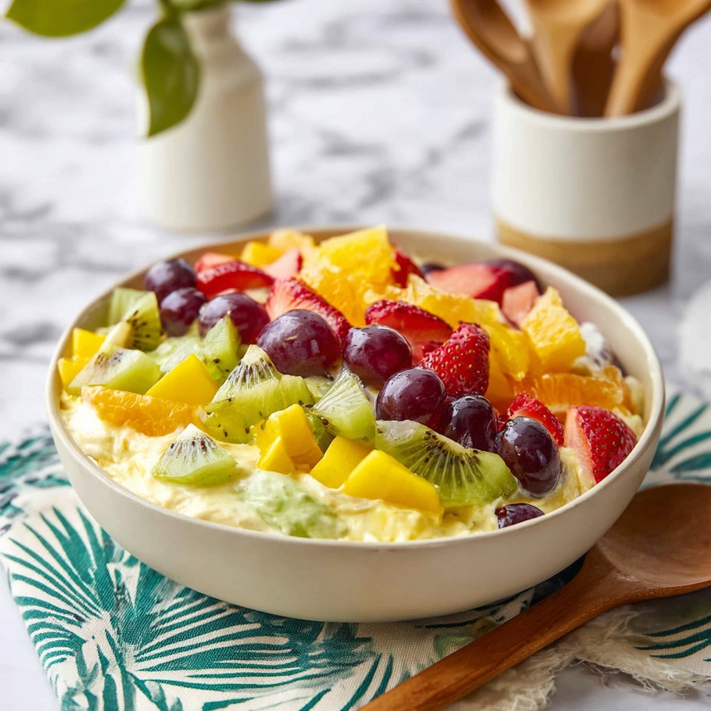 Hawaiian Cheesecake Fruit Salad Recipe - Recipe Image