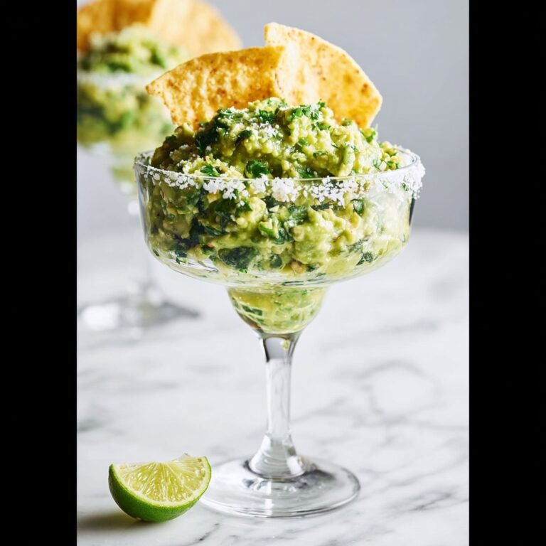 Margarita Guacamole Dip with Tequila Recipe