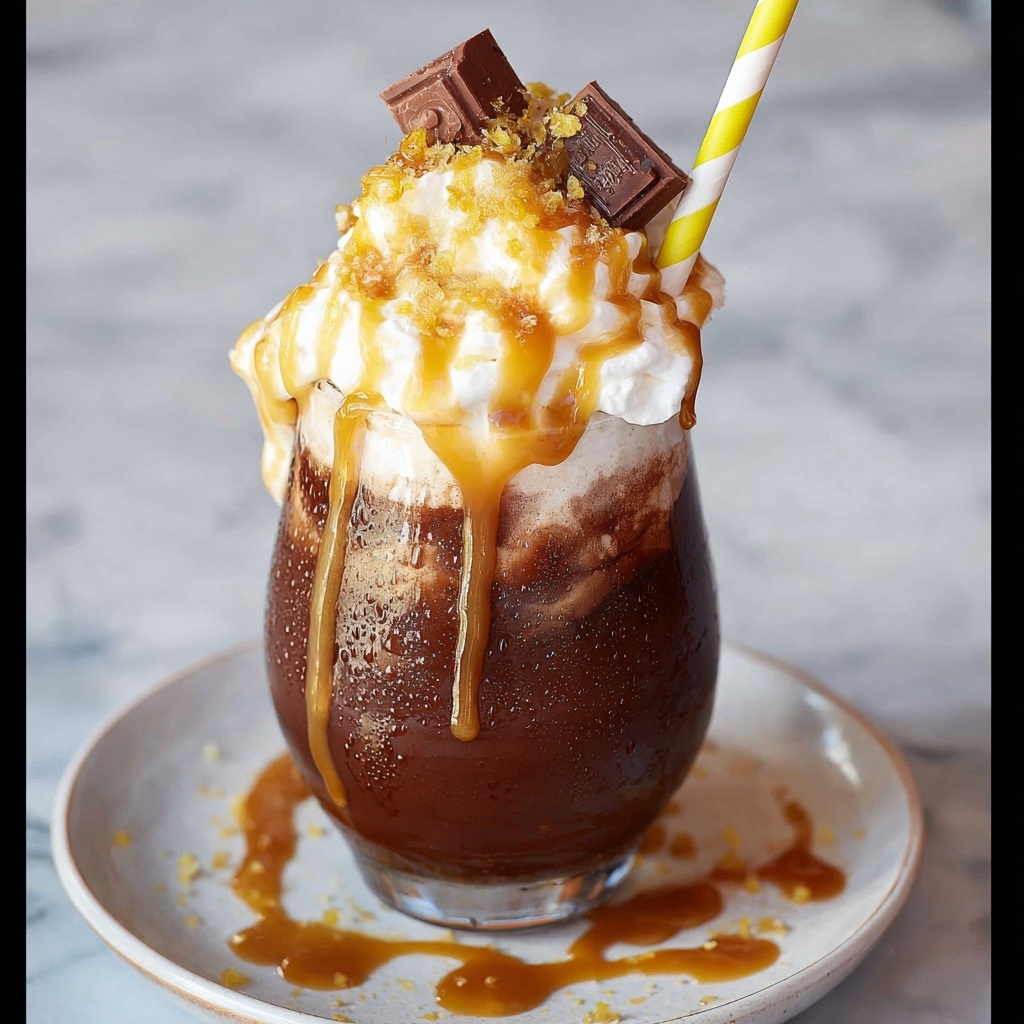 Frozen Caramel Hot Chocolate Recipe - Recipe Image