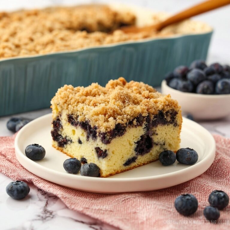 Blueberry Crumble Cake Recipe
