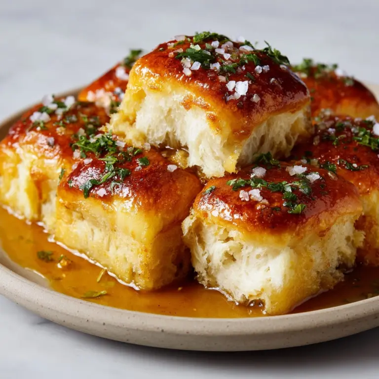 Salted Sage Honey Butter Brioche Rolls Recipe