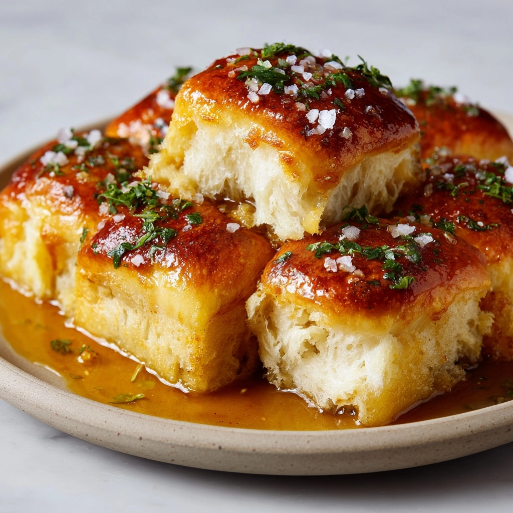 Salted Sage Honey Butter Brioche Rolls Recipe - Recipe Image