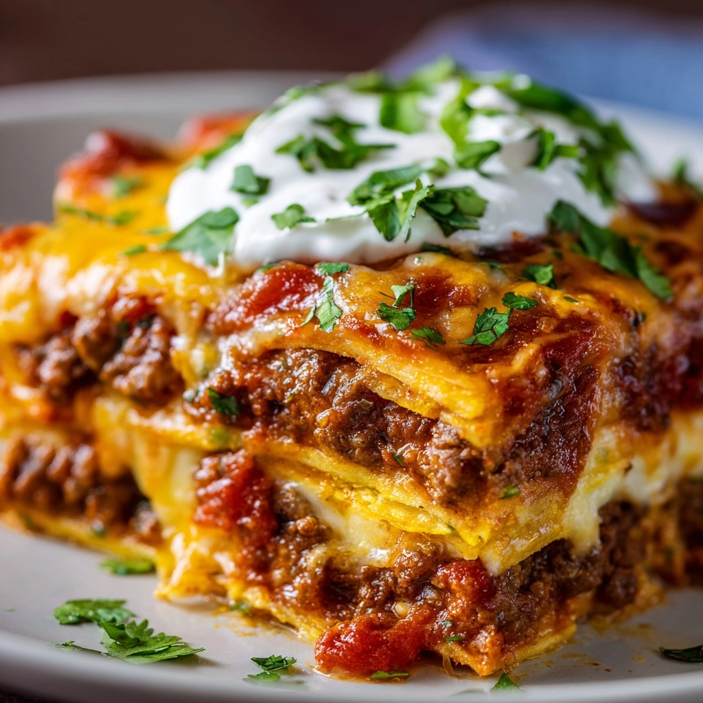 Tortilla Chip Enchiladas Recipe - Recipe Image