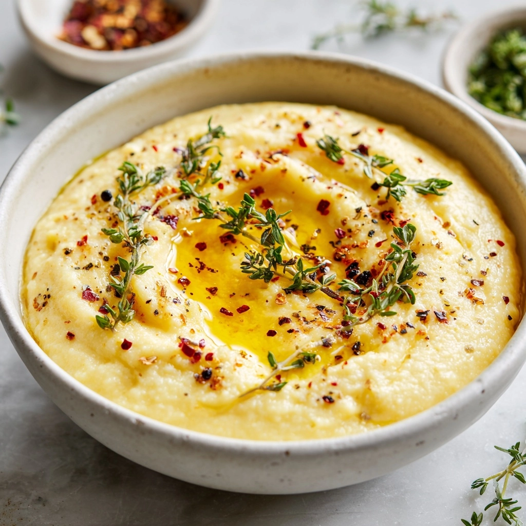 Italian Parmesan Polenta Recipe - Recipe Image