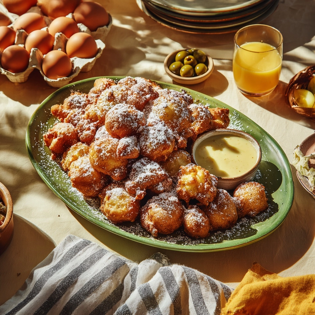 Cheese Stuffed Fried Olives Appetizer Recipe - Recipe Image