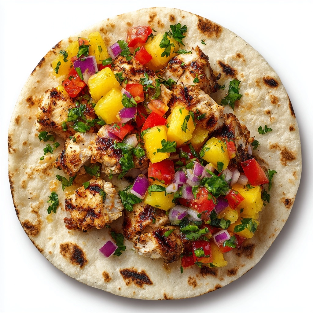 Chicken Tacos with Pineapple Salsa Recipe - Recipe Image