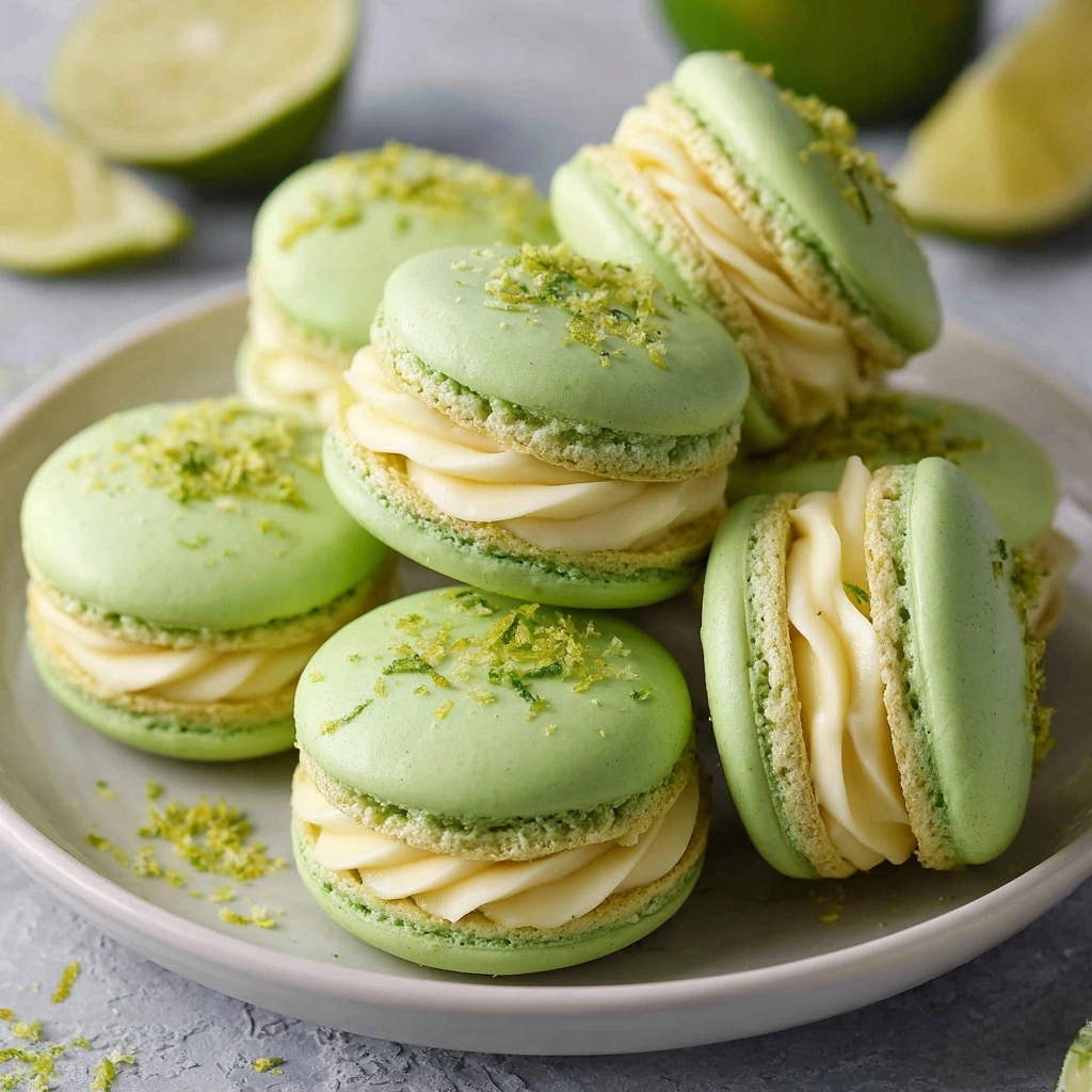 Key Lime Macarons Recipe - Recipe Image