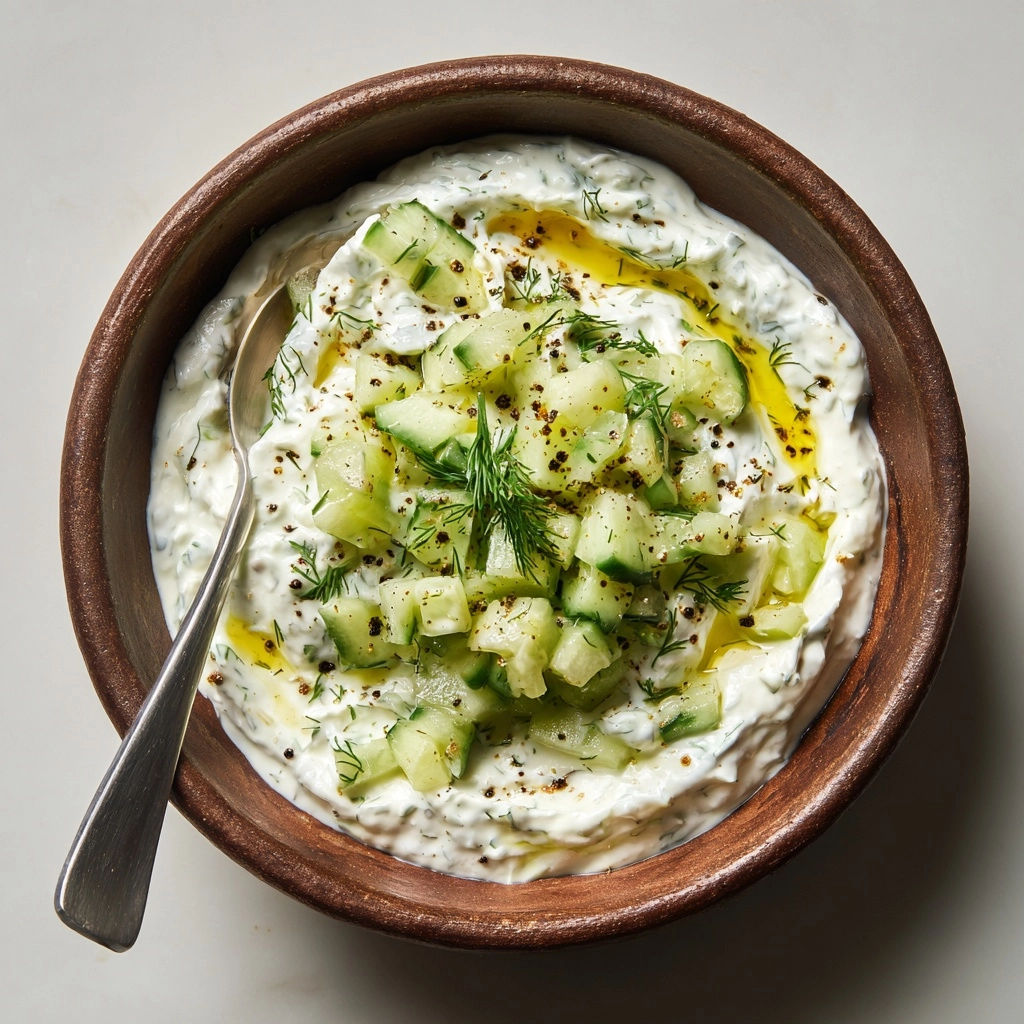Cacik (Turkish Yogurt & Cucumber) Recipe - Recipe Image