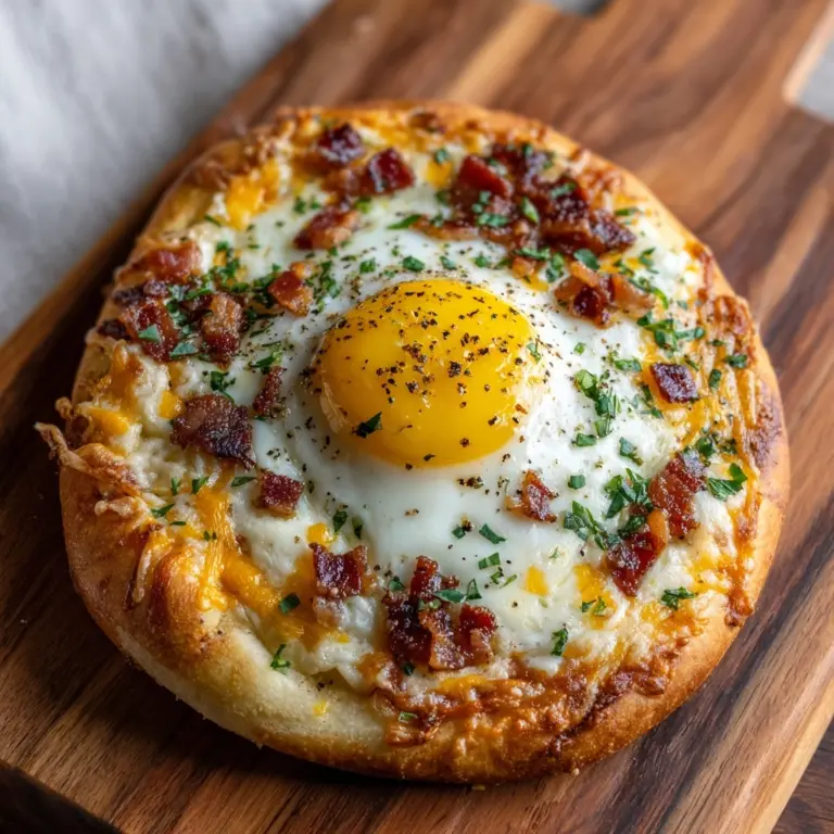 English Muffin Breakfast Pizza Recipe