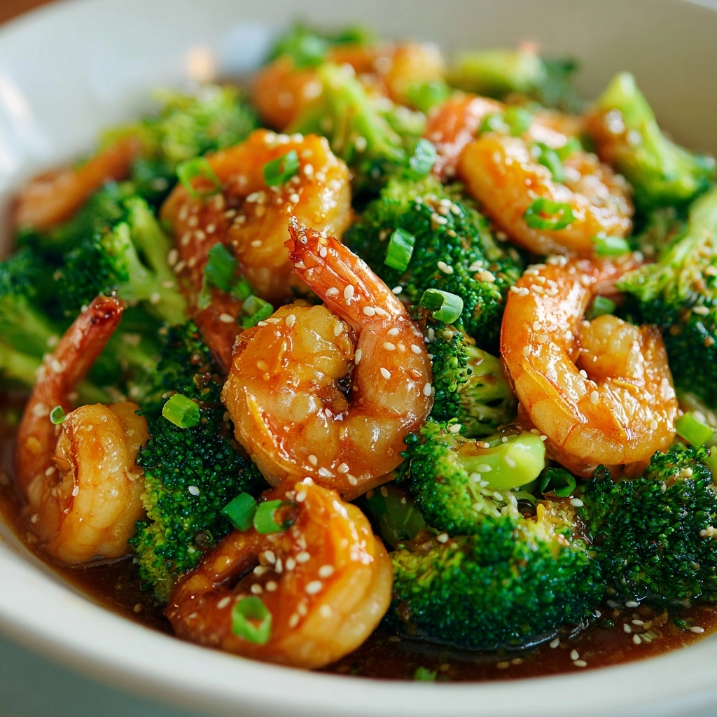 Honey Garlic Shrimp, Sausage & Broccoli Skillet Recipe - Recipe Image