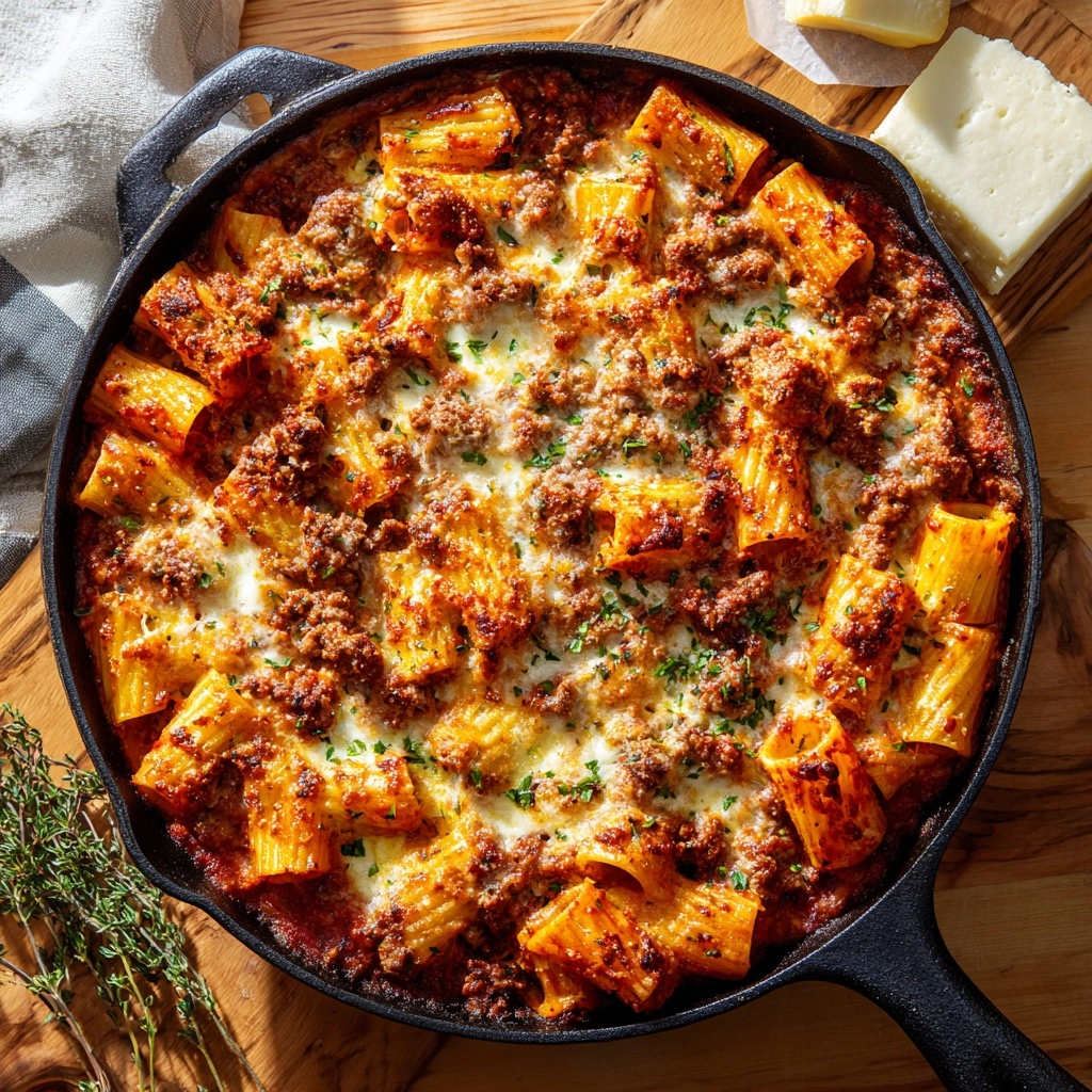 Baked Rigatoni with Sausage and Boursin Cheese Recipe - Recipe Image