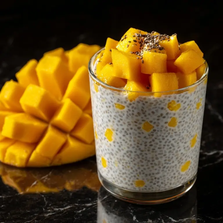 Mango Coconut Overnight Oats Recipe