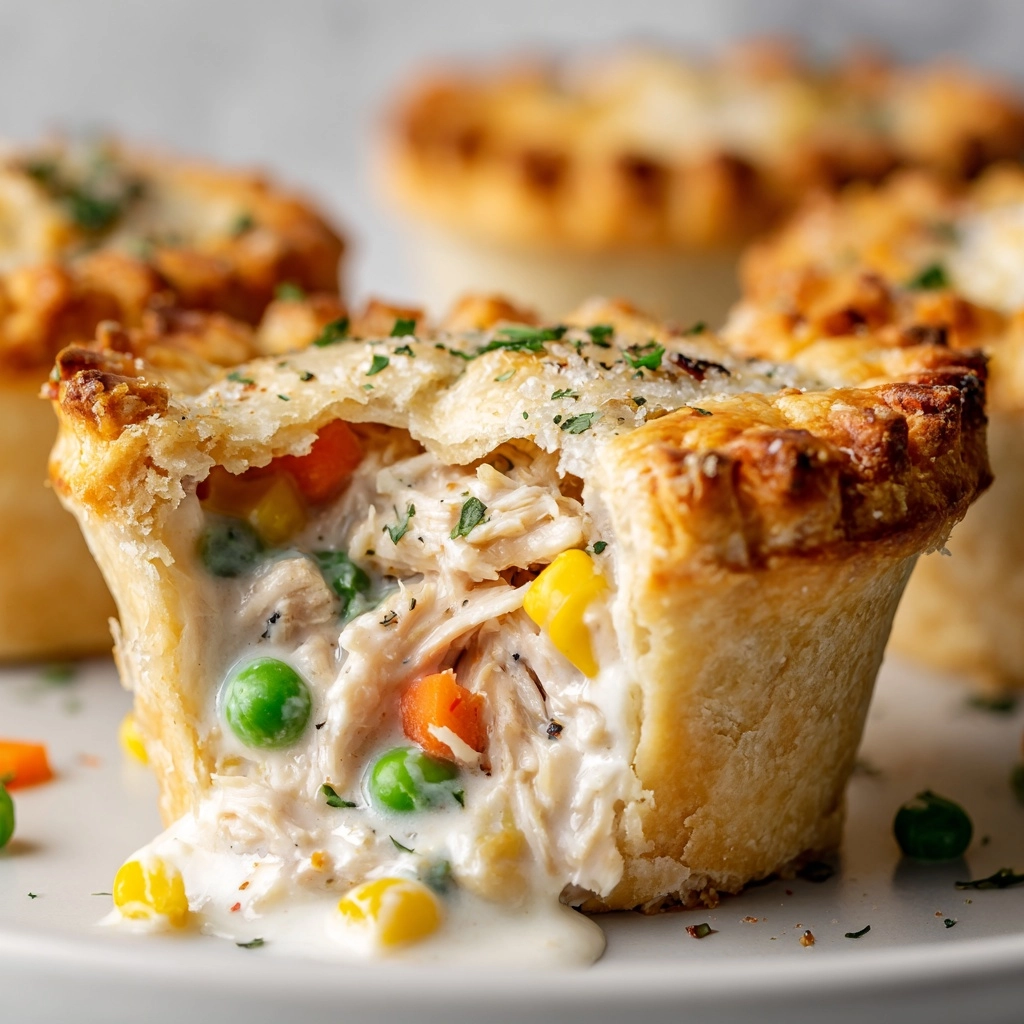 Mini Chicken Pot Pie Muffins Recipe - Recipe Image