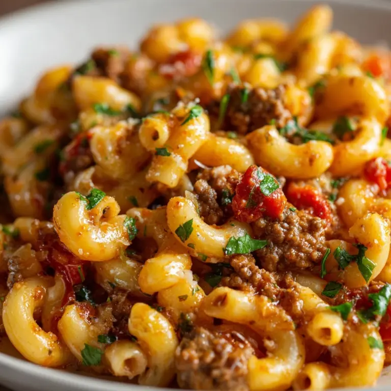 One Pot Beefaroni Recipe