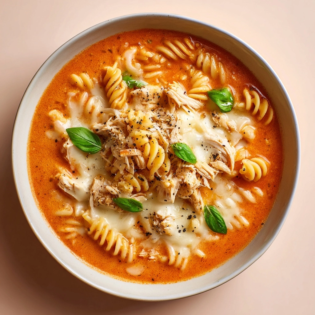 Crockpot Chicken Parmesan Soup Recipe - Recipe Image