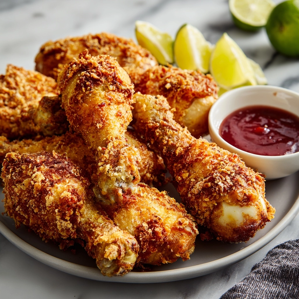 Pollo Campero-Style Air Fryer Fried Chicken Recipe - Recipe Image