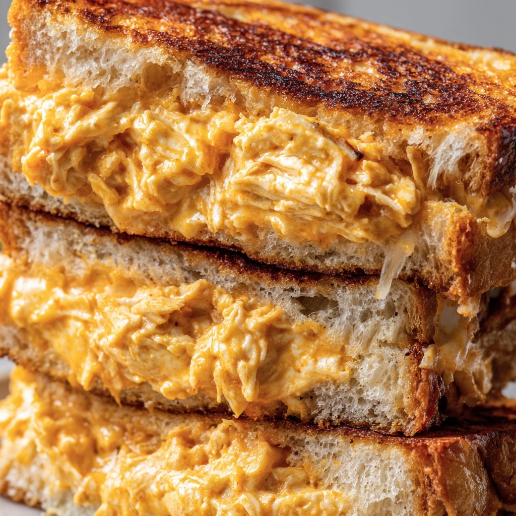 Buffalo Chicken Grilled Cheese Sandwich Recipe - Recipe Image