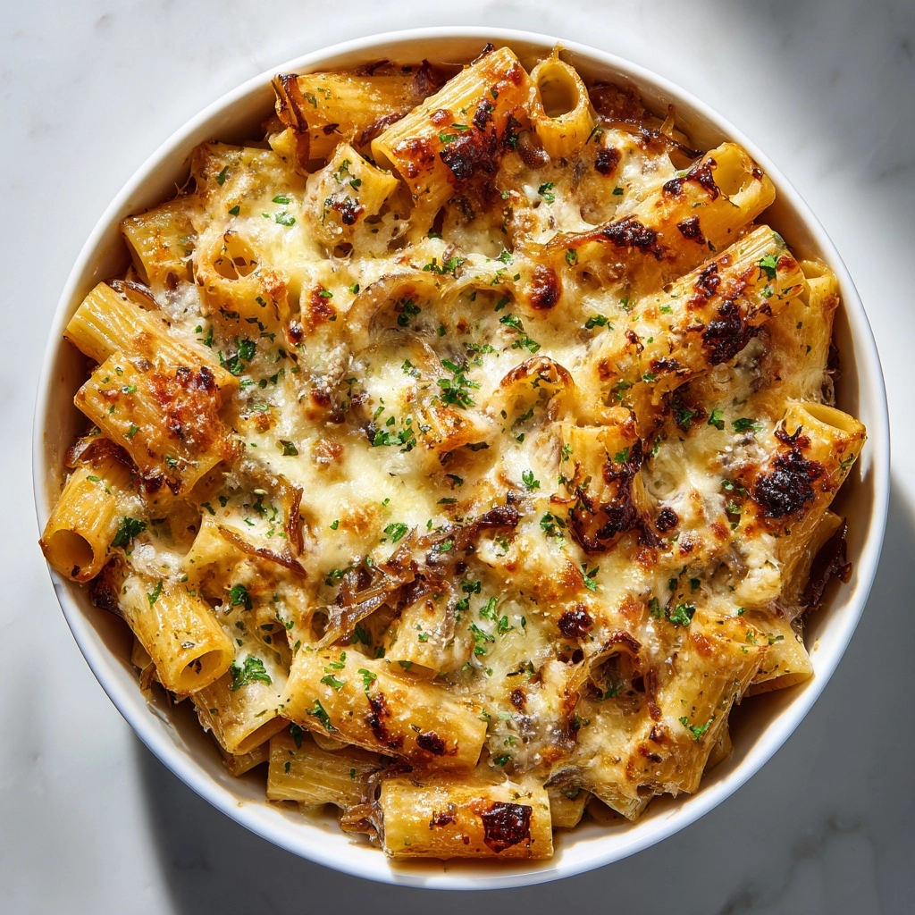 French Onion Pasta Casserole Recipe - Recipe Image