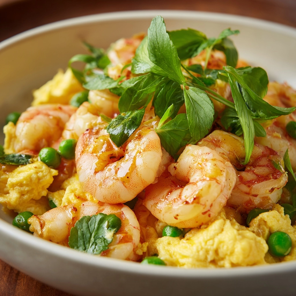 Shrimp and Egg Stir-Fry Recipe - Recipe Image