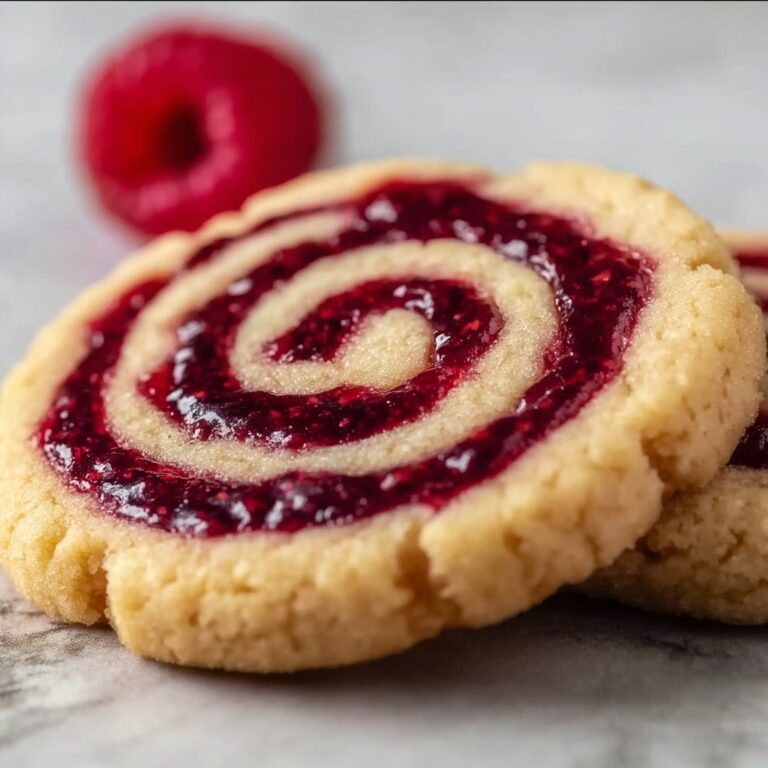 Raspberry Swirl Shortbread Cookies Recipe