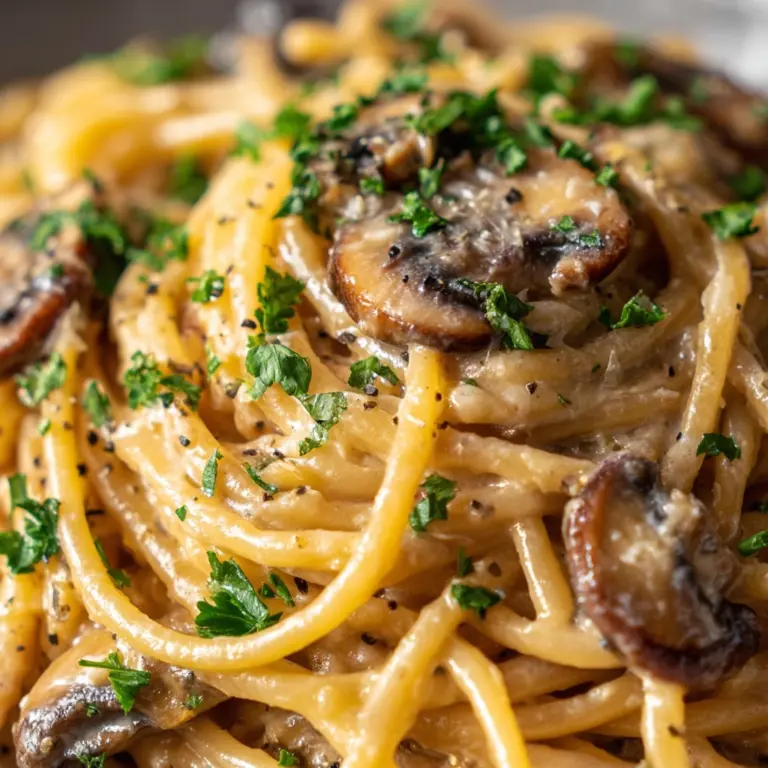 Creamy Miso Mushroom Pasta Recipe