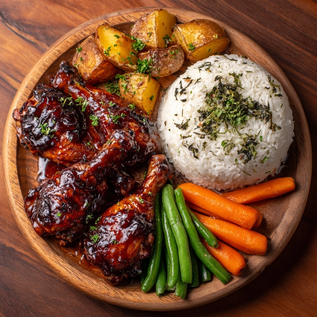 Korean BBQ Rotisserie Chicken Recipe - Recipe Image