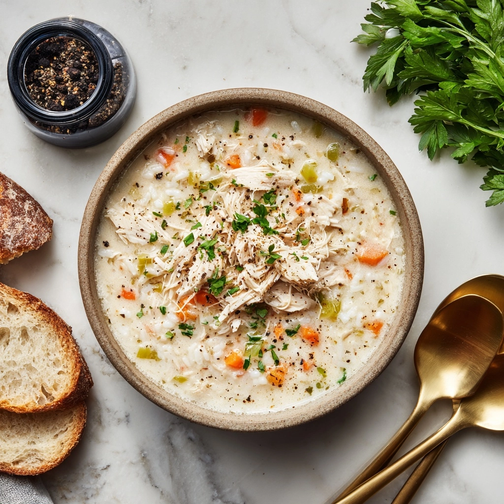 Crockpot Chicken Wild Rice Soup Recipe - Recipe Image