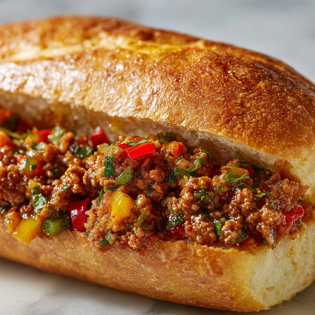 Philly Cheesesteak Sloppy Joes Recipe - Recipe Image
