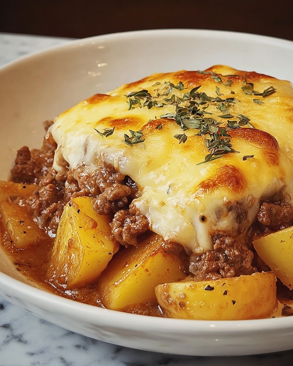 Crockpot Hamburger Potato Casserole Recipe - Recipe Image