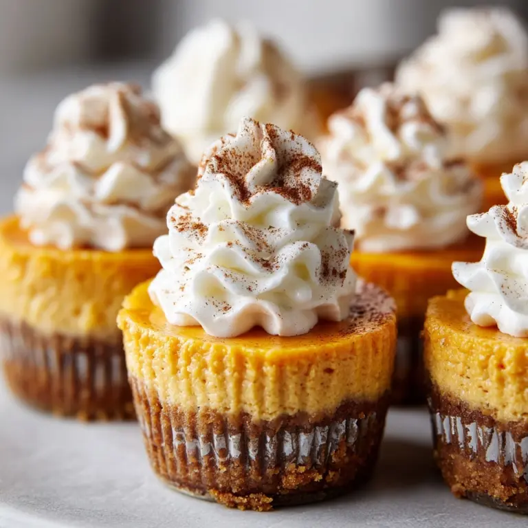 No-Bake Mini Pumpkin Cheesecakes Recipe