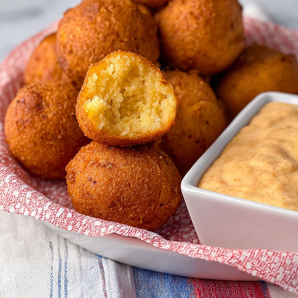 Crispy Cajun Hush Puppies Recipe - Recipe Image