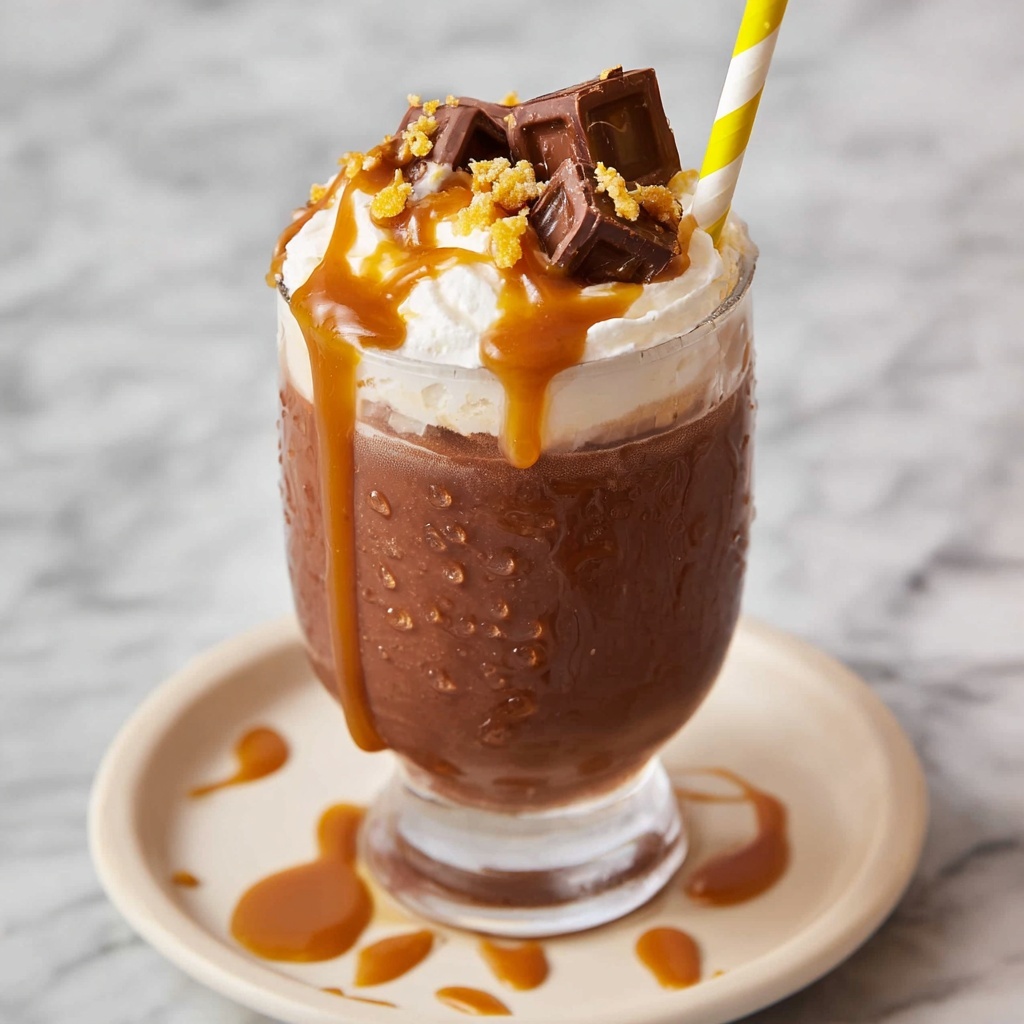 Frozen Caramel Hot Chocolate Recipe - Recipe Image