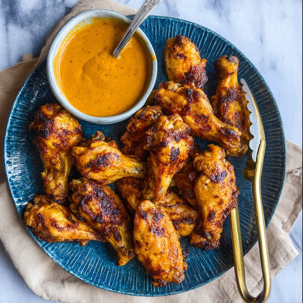 Chicken Tikka Masala Wings Recipe - Recipe Image