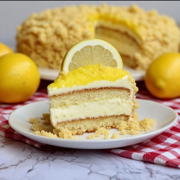 Lemon Cream Cake (Olive Garden Copycat) Recipe