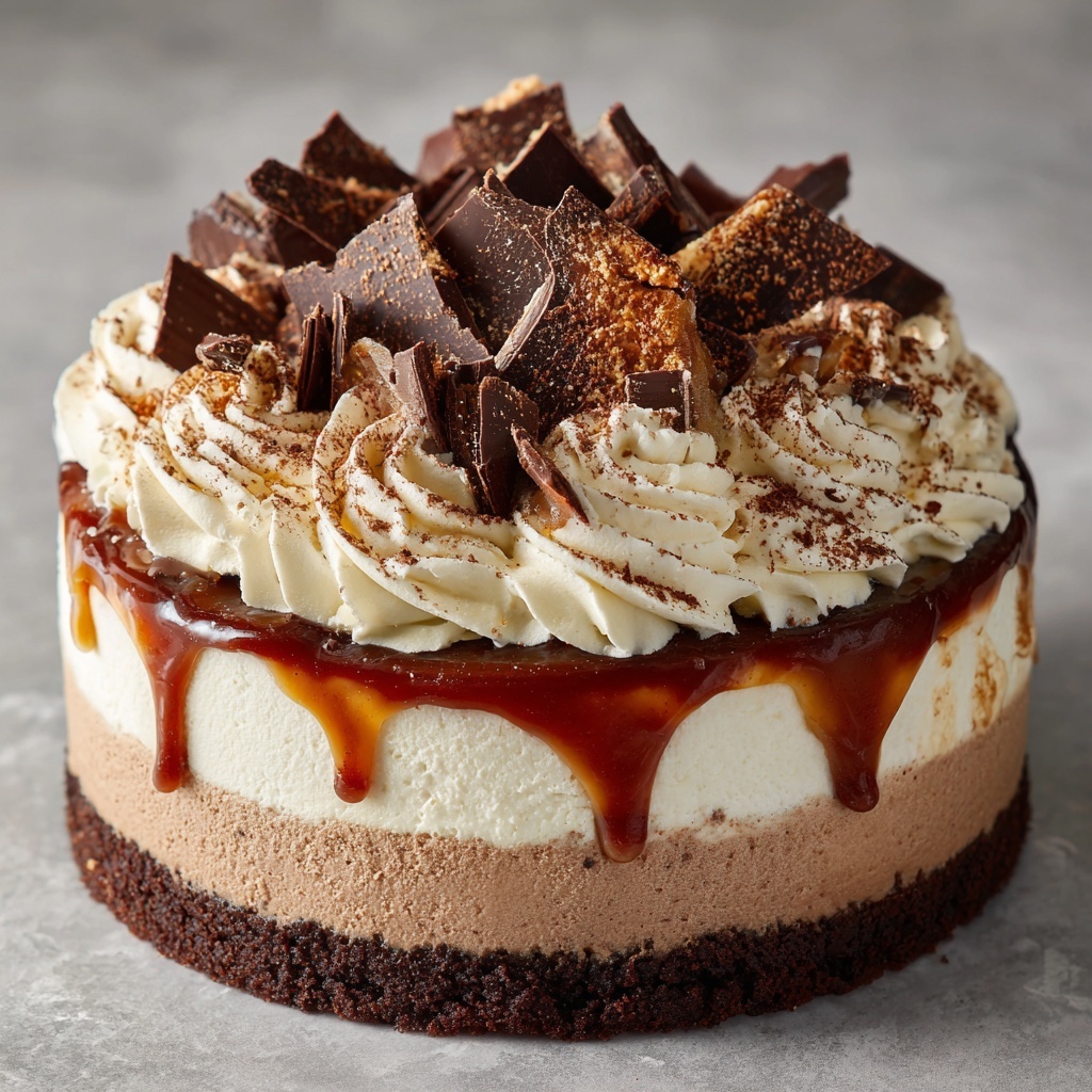 Coffee and Fudge Ice Cream Cake Recipe - Recipe Image
