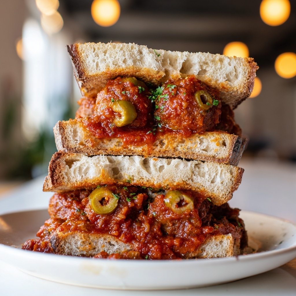 Meatball Monster Sandwiches Recipe - Recipe Image