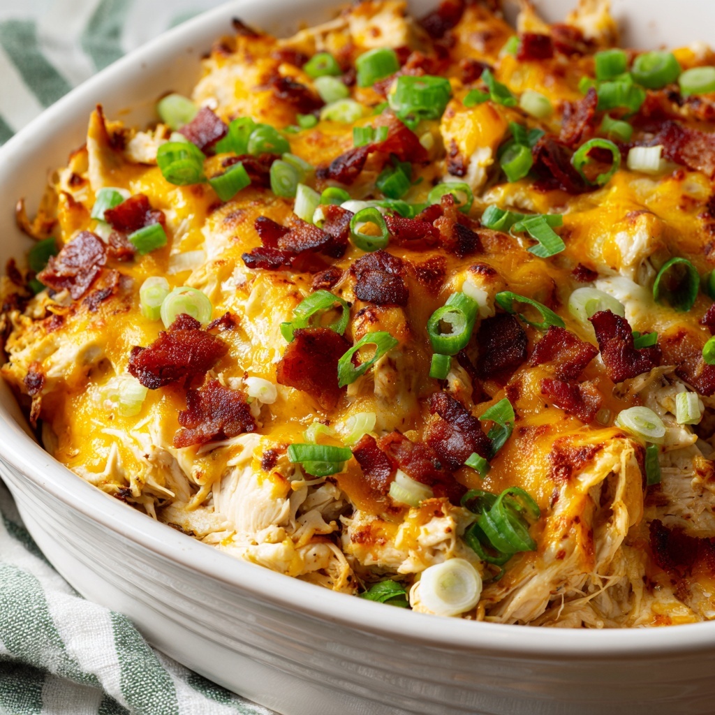 Easy Low Carb Chicken Casserole Recipe - Recipe Image